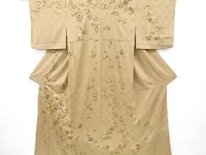 リサイクル　金彩菊萩模様刺繍訪問着